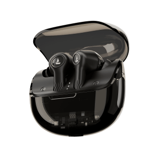 boAt Nirvana Crystl | Wireless Earbuds with 100 Hours Playback, Upto 32dB ANC, BEAST™ Mode, Adaptive EQ by Mimi