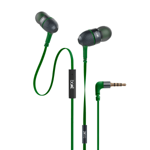 Bassheads 228 | Wired Earphones with Poweful 10mm Driver, Passive Noise Cancellation, Polished metal design
