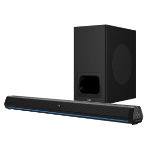 boAt Aavante Bar 2600 | 2.1 Channel 300W RMS Bluetooth Soundbar, Wired Subwoofer, Multi-connectivity