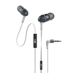 Bassheads 225 | Wired Earphone having 10mm Driver, Passive Noise Cancellation, Polished Metal Design, Hands-free communication