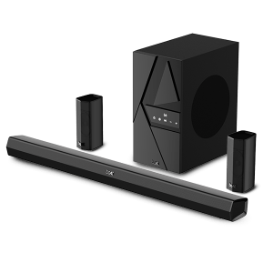 boAt Aavante Bar 3500 | Bluetooth Soundbar with 500W RMS Immersive Sound, 5.1 Channel with Subwoofer, Wired Rear Speakers