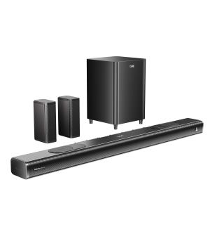 boAt Aavante Prime 7.1.4 7050DA | 700W RMS Soundbar with Dolby Atmos, Wired Subwoofers & Wireless Satellites
