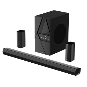 boAt Aavante Bar 3600 | 500W Bluetooth Soundbar, 5.1 Surround Sound System with Subwoofer and Wired Rear Speakers