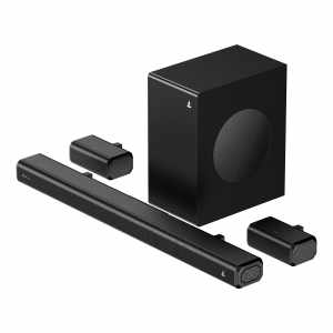 boAt Aavante Prime 5.1 5000D | 500W 5.1 Channel Soundbar with Wired Subwoofer, Satellites & Multi-Connectivity
