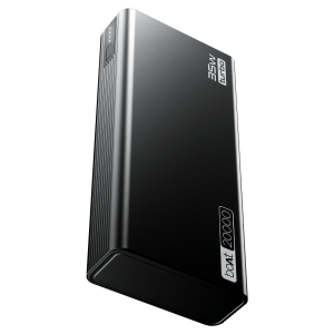 Energyshroom PB435 Turbo | Powerbank with 35W Fast Charging, 20,000mAh, 12-Layer Smart IC Protection, Aluminium Casing