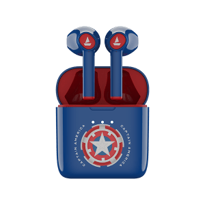 boAt Airdopes 131 Captain America Marvel Edition | Wireless Earbuds with 13mm Audio Drivers, IWP Technology, Type C Charging, Voice Assistant On Single Press