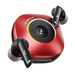 boAt Nirvana Crown | Smart TWS Earbuds with Haptic Enabled Case, 50dB Hybrid ANC & Spatial Audio