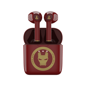 boAt Airdopes 131 Iron Man Marvel Edition | Wireless Earbuds with 13mm Audio Drivers, Upto 60 Hours Playback, IWP Technology, Voice Assistant, Type C Charging