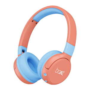 boAt Rockid Rush | Kids Wireless Bluetooth Headphone with 10Hours Playback, 30mm drivers, 85 dB Loudness Limit
